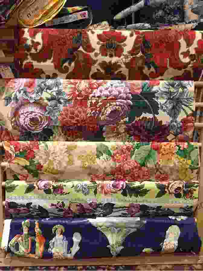 A Beautiful Display Of Toiles De Jouy Fabric In Various Colors And Patterns Toiles De Jouy Judith Straeten