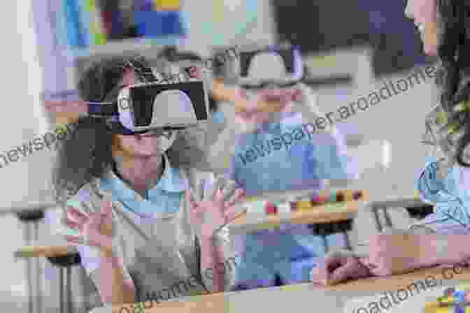 A Futuristic Classroom With Students Collaborating Using Immersive Technology Knowledge Games (Tech Edu: A Hopkins On Education And Technology)