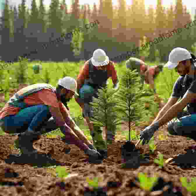 A Group Of Volunteers Planting Trees In A Deforested Area The Reindeer Chronicles: And Other Inspiring Stories Of Working With Nature To Heal The Earth