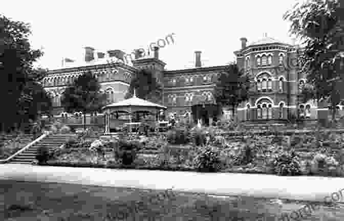 A Haunting Image Of The Victorian Broadmoor Asylum, Capturing Its Imposing Architecture And Eerie Ambiance. Broadmoor Revealed: Victorian Crime And The Lunatic Asylum