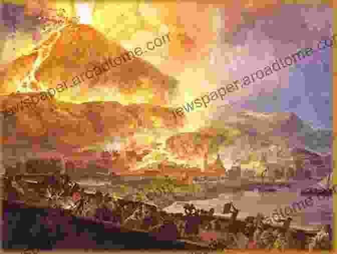 A Historical Painting Depicting The Devastating Impact Of A Volcanic Eruption On An Ancient City Volcanic Unrest: From Science To Society (Advances In Volcanology)