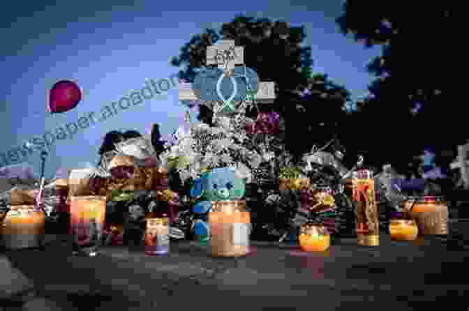 A Memorial For Victims Of A Crime, Adorned With Flowers And Candles Notorious San Francisco:: True Tales Of Crime Passion And Murder