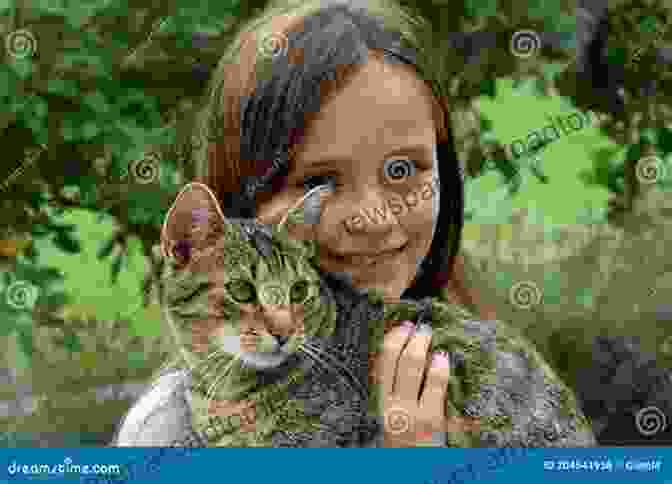 A Young Girl Cuddles A Sleeping Kitten In Her Arms, Her Face Radiating Love And Affection. On The Prowl: The Secret Life Of Cats