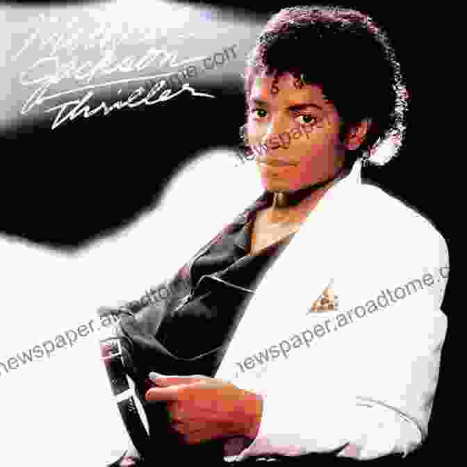 Album Cover Of Michael Jackson's Thriller, Featuring A Black And White Portrait Of Jackson With A Red Background And The Album Title In White Text. B Is For Broadway: Onstage And Backstage From A To Z