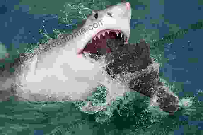 An Action Packed Image Of A Great White Shark Hunting Its Prey Ocean Animal Adaptations (Amazing Animal Adaptations)