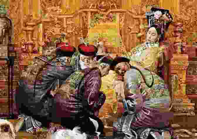 An Image Of A Chinese Emperor Consulting With A Eunuch. Celestial Women: Imperial Wives And Concubines In China From Song To Qing