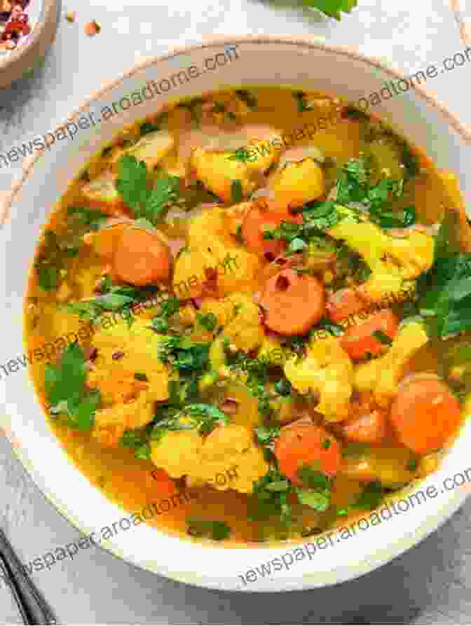 Anti Inflammatory Vegetable Soup, A Hearty And Nourishing Dish Lupus Diet Cookbook: Soothing Relief Recipe To Treat Inflamation Flare Ups And Heal The Immune System