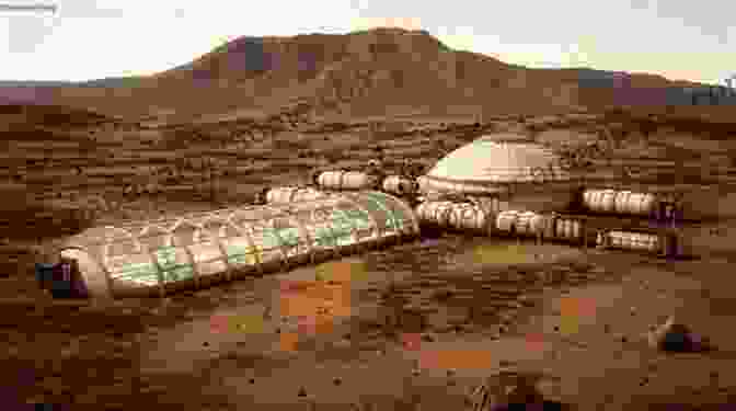 Concept Drawing Of A Martian Habitat With A Deep Foundation MARS Applications In Geotechnical Engineering Systems: Multi Dimension With Big Data