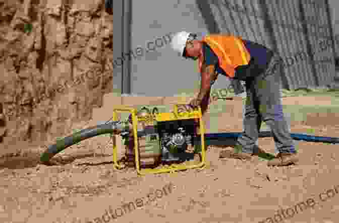 Construction Site With Dewatering System In Operation An To Dewatering And Groundwater Control (Geotechnical Engineering)