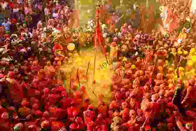 Devotees Celebrating Holi In Mathura Honeymoon In Mathura And Vrindavan