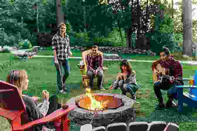 Emily And Her Friends Sitting Around A Campfire, Sharing Stories And Laughter Emily And Her Friends Justine Avery