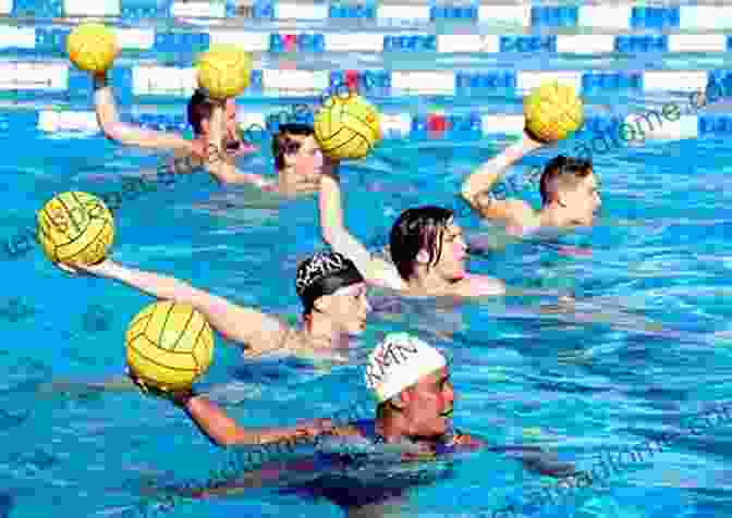 Group Of Kids Playing Water Polo In Pool Sink Or Swim Water Safety And Swimming Lessons Guide For Parents