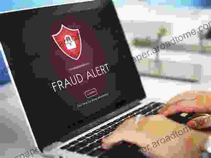 Image Of A Person Using A Laptop With A Warning Message About Online Fraud Internet Fraud Casebook: The World Wide Web Of Deceit