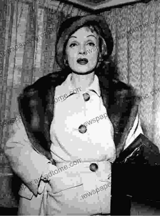 Marlene Dietrich Striking A Pose In A Fur Coat And Hat Marlene Dietrich: Photographs And Memories