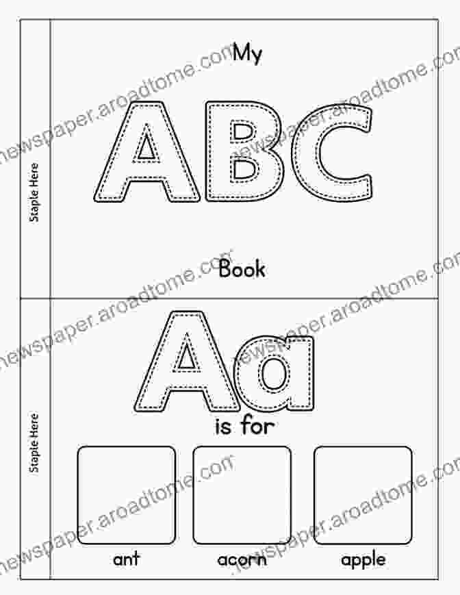 My First Alphabet Coloring Book: Apple Illustration My First Alphabet Coloring Book: Helps Develop Early Pen Control