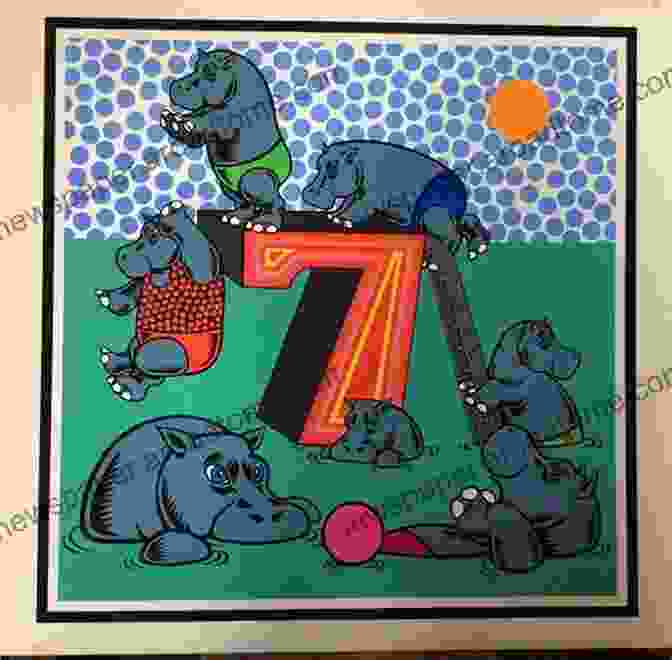 My First Numbers Copy Coloring Book Cover Featuring A Colorful Hippopotamus And The Numbers 1 To 10 My First Numbers Copy Coloring Book: Helps Develop Advanced Skills Coordination