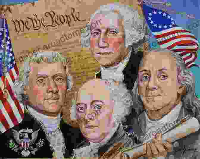 Portraits Of George Washington, Thomas Jefferson, John Adams, And Benjamin Franklin American Creation Joseph J Ellis