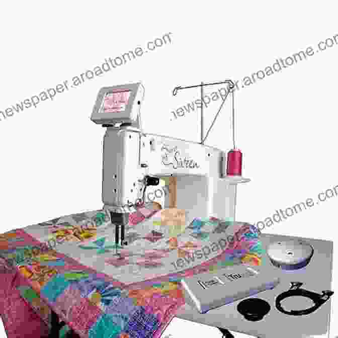 Quilter Working Diligently At A Sewing Machine Take 5: Quilts From Just 5 Fabrics