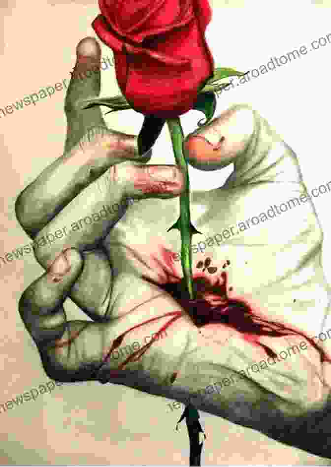 Ruin Of Roses Cover, Featuring A Woman Holding A Rose, With Thorns Wrapped Around Her Wrist A Ruin Of Roses (Deliciously Dark Fairytales 1)