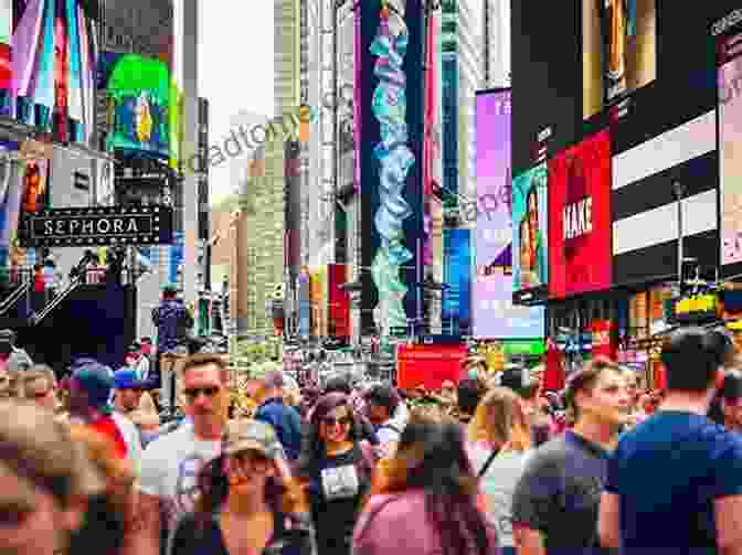 The Crowded Streets Of New York City On The Streets Of New York