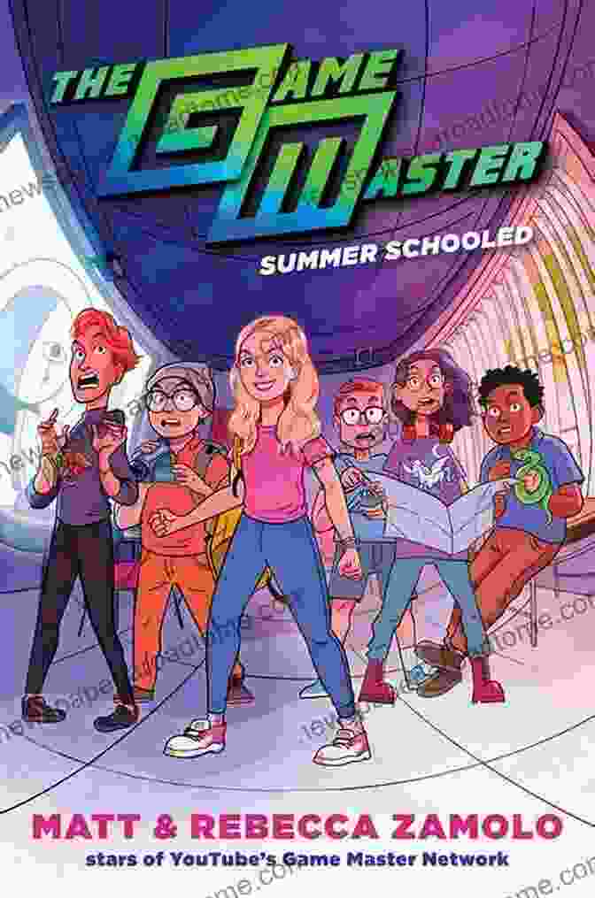 The Game Master Summer Schooled Book Cover Featuring A Group Of Children Playing A Board Game In A Whimsical Setting The Game Master: Summer Schooled