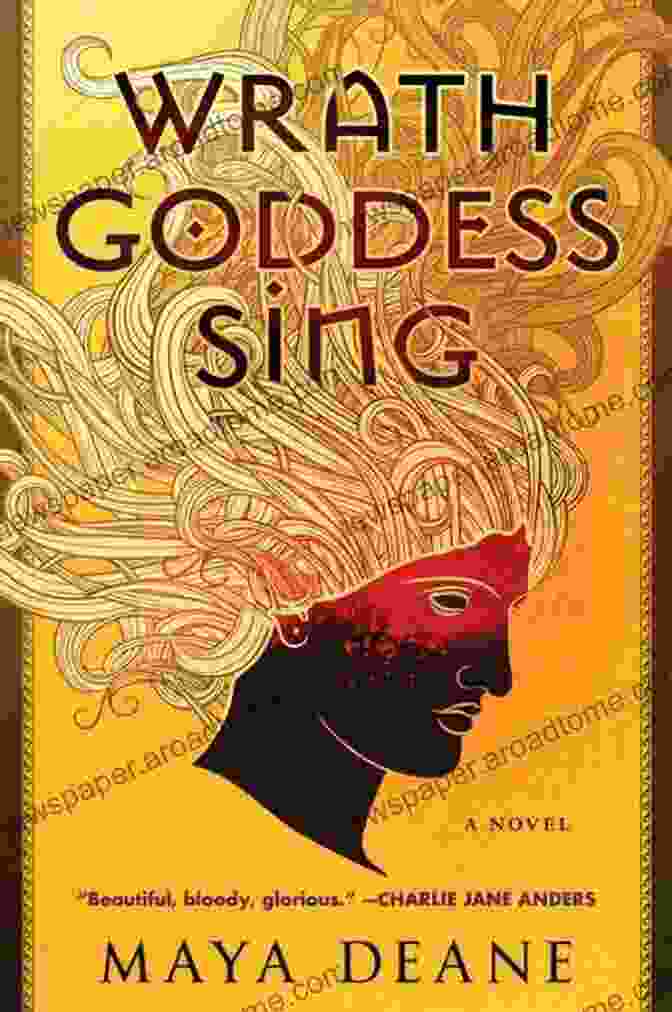 Wrath Goddess Sing Book Cover Featuring A Woman In A Flowing Dress Standing In A Field Wrath Goddess Sing: A Novel