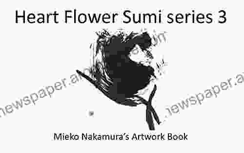 Heart Flower Sumi 3 Maria Golia